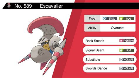 escavalier abilities.